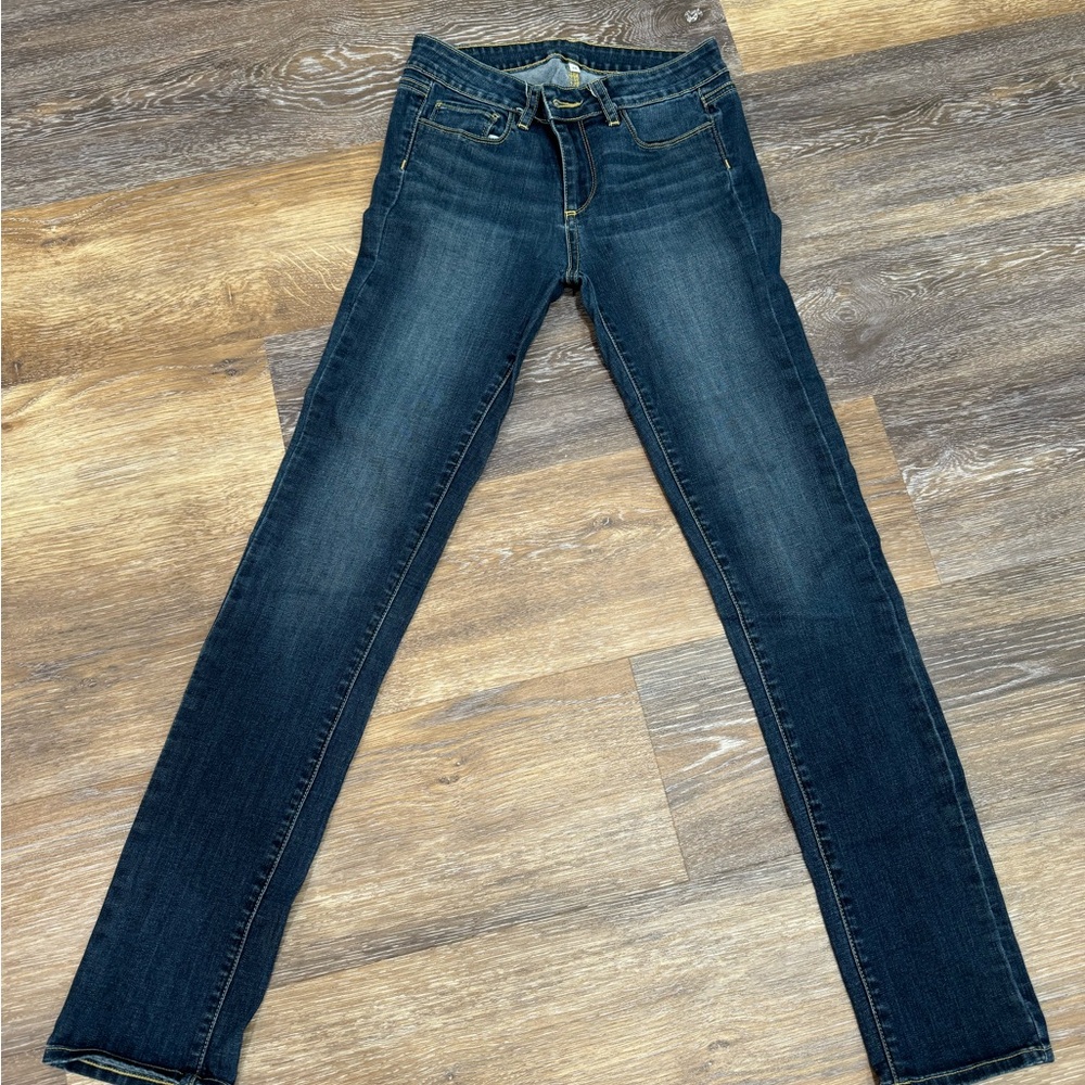 PAIGE Dark Blue Skinny Jeans